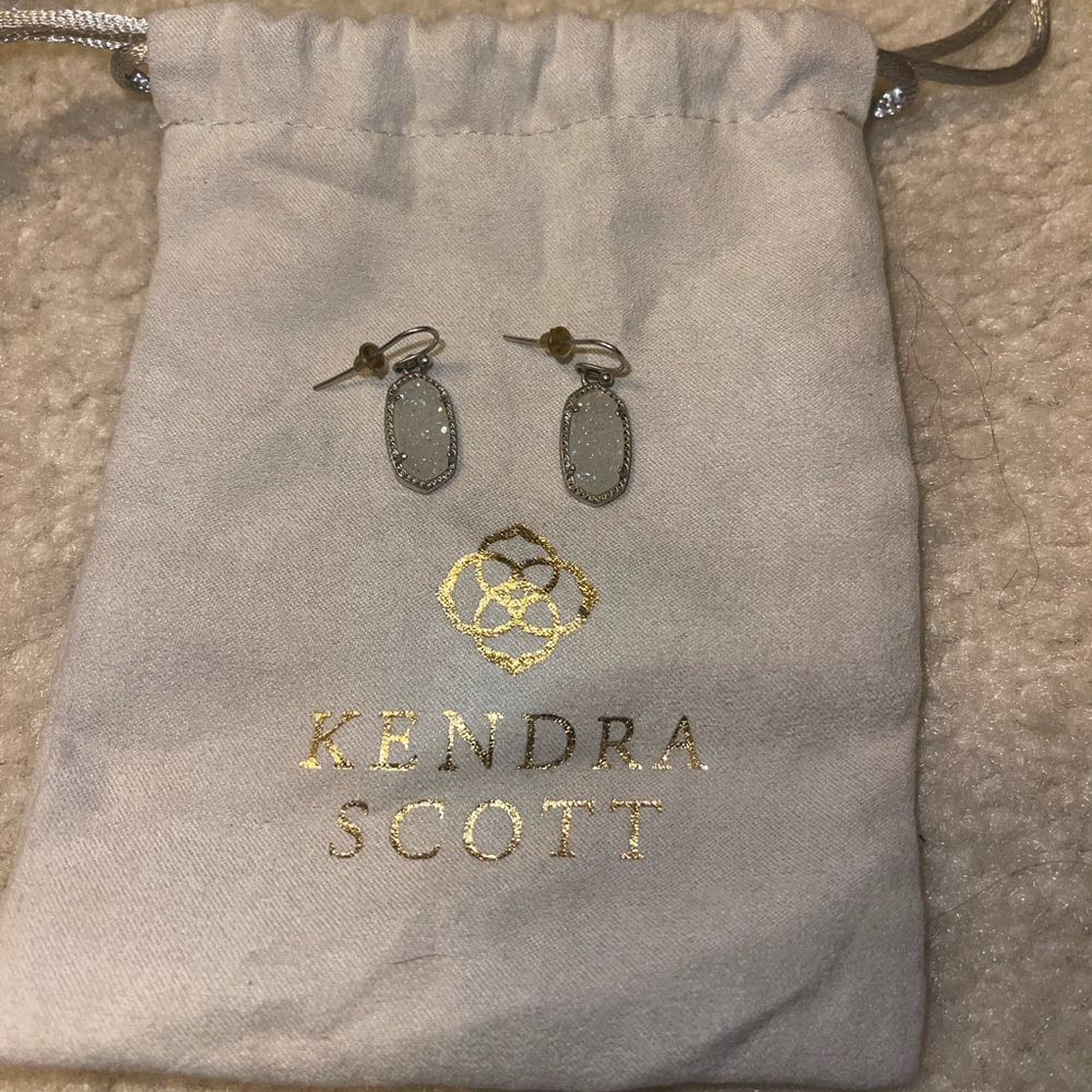 Kendra Scott drusy earrings